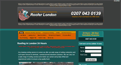 Desktop Screenshot of londonroofingrepair.co.uk