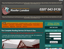 Tablet Screenshot of londonroofingrepair.co.uk